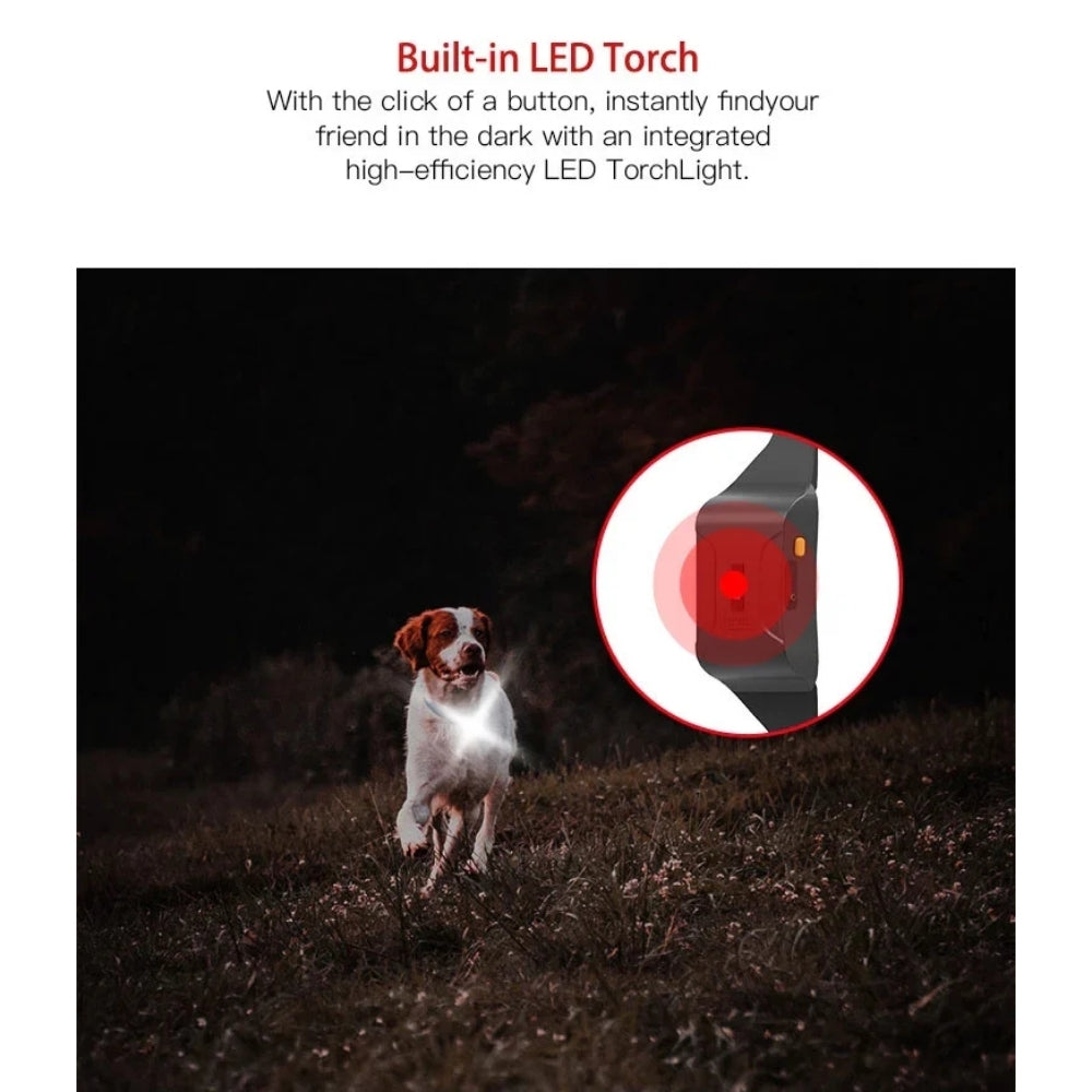 LK880 Pet Dog GPS Tracker in Neck Collar 4G LTE 14 Day Battery GEO Fence Alarm Notification Waterproof