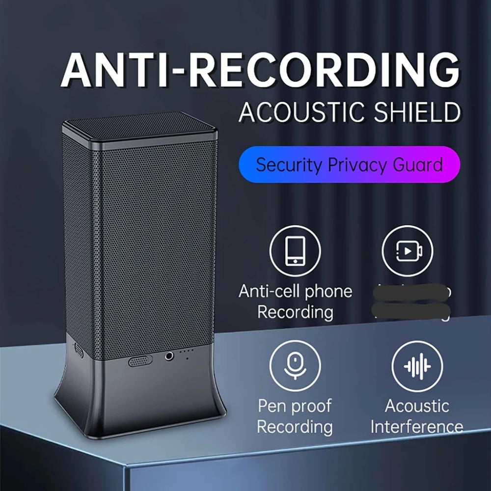 F-12 Anti Recording Microphone Monitoring Eavesdropping Ultrasonic Sound Wave Generator Prevention Guard