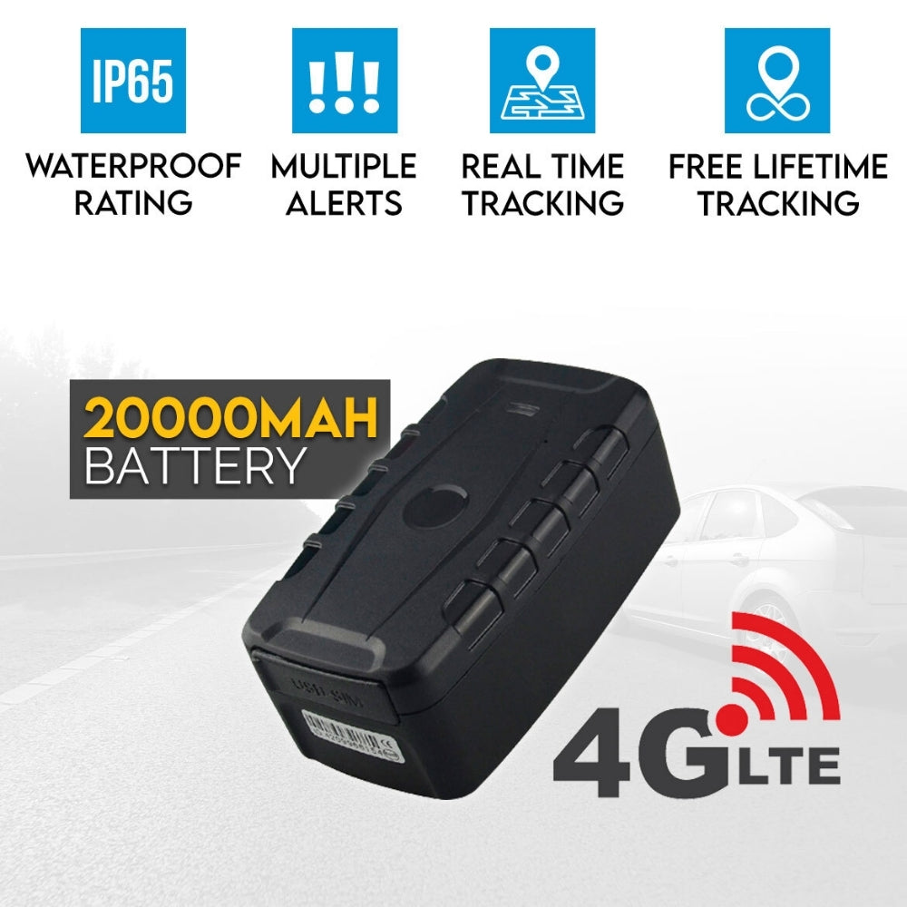 LK209C 4G GPS Car Tracker Magnetic Locator 20000mAh 240 Day Battery Truck Lorry Van Tracking