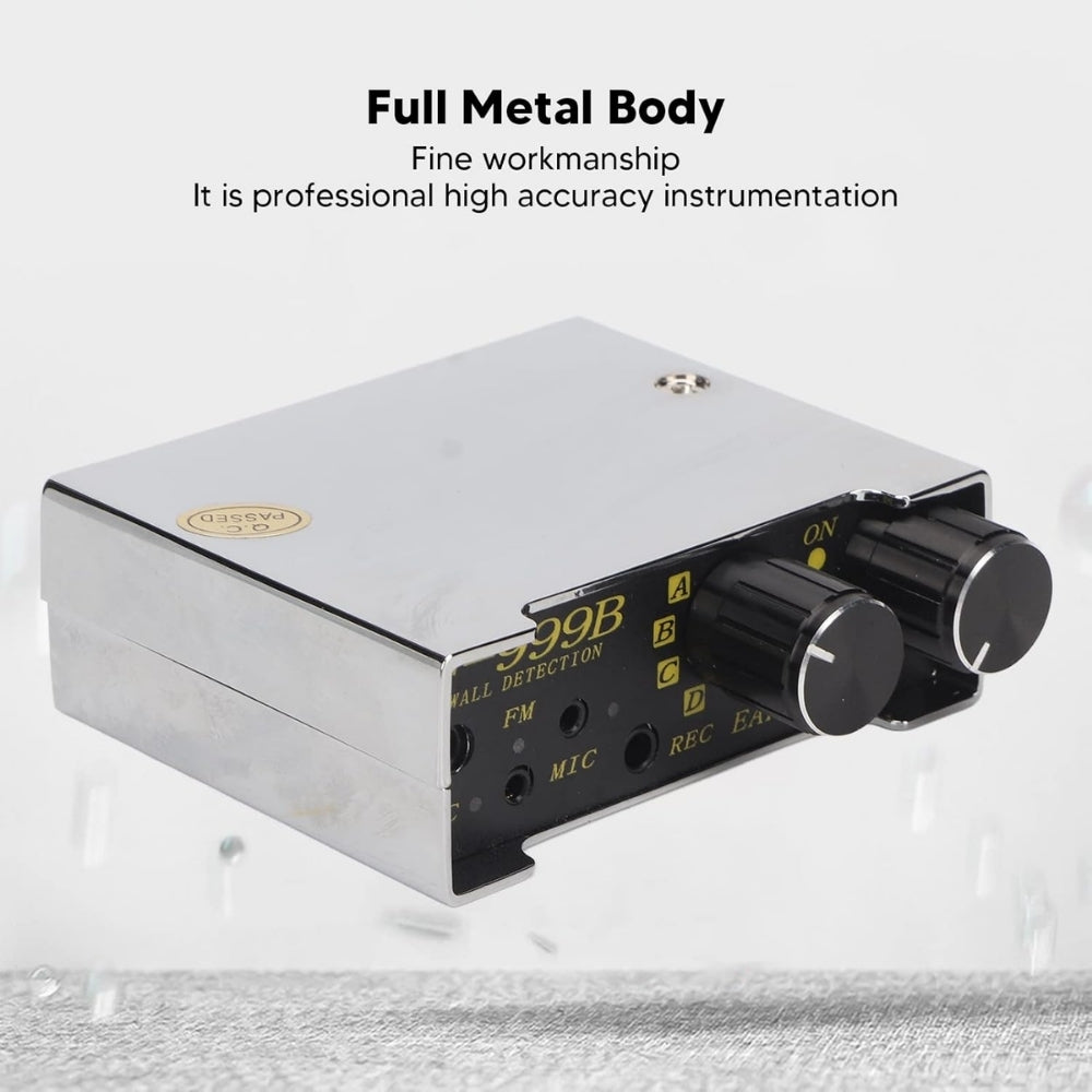 F999B Listen Through Wall Microphone Amplifier System with Contact and Probe Key Hole Mic