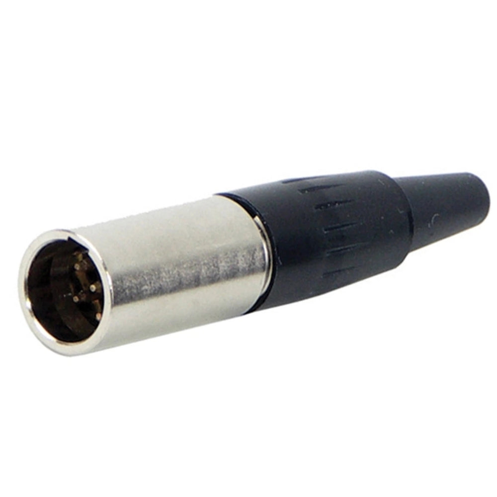 5x TA4M 4 Pin Mini XLR Male Inline Socket Fits TA4F Female Audio Connector Plug