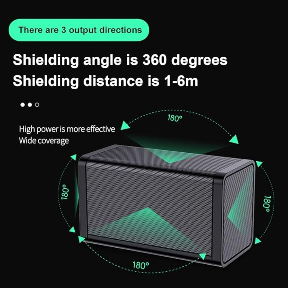 F-11 Anti Recording Ultrasonic Acoustic Sound Wave Generator Stop Microphone Recorder Smartphone Listening Device