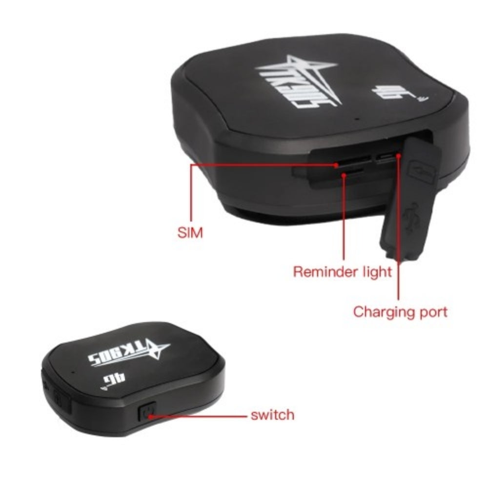 TK905 Global Band GPS Tracker 20 Day Battery GEO Fence Motion Speed Drop Alarm Notification