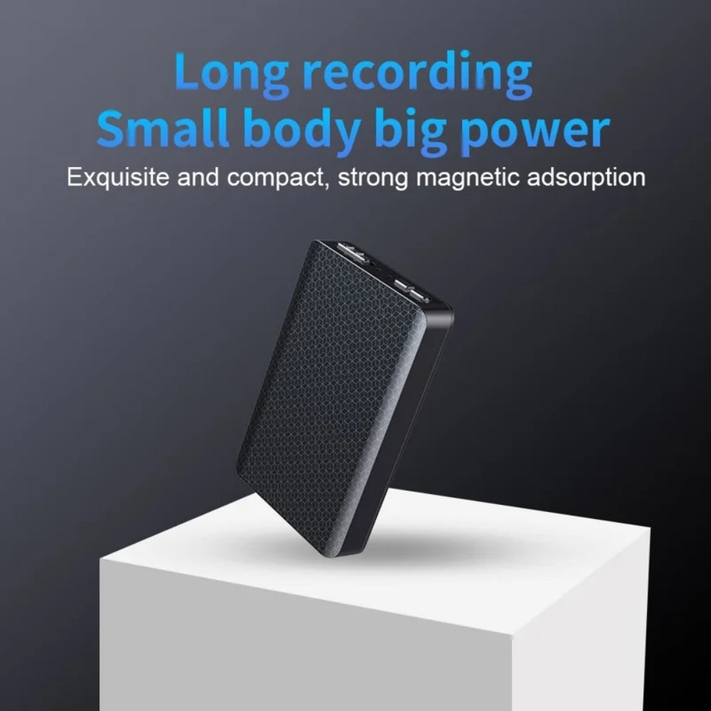 Q85V Magnetic Voice Recorder 12 Day Battery Sound Activated ADPCM High Definition Noise Reduction