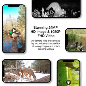 4.0P-CS 24MP 4G Wireless Trail Hunting Camera GPS Tracker Live Stream Video Push Notification Photo