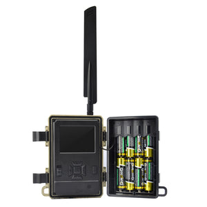 5.8CG 24MP 4G Wireless Trail Hunting Camera Miniature Size Live Video Push Alerts & GPS Tracker