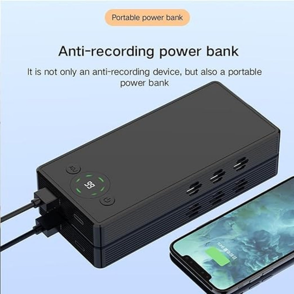 F-10 Portable Anti Recording Ultrasonic Sound Wave Generator Stop Microphone Recorder  Eavesdropping  Listening Device
