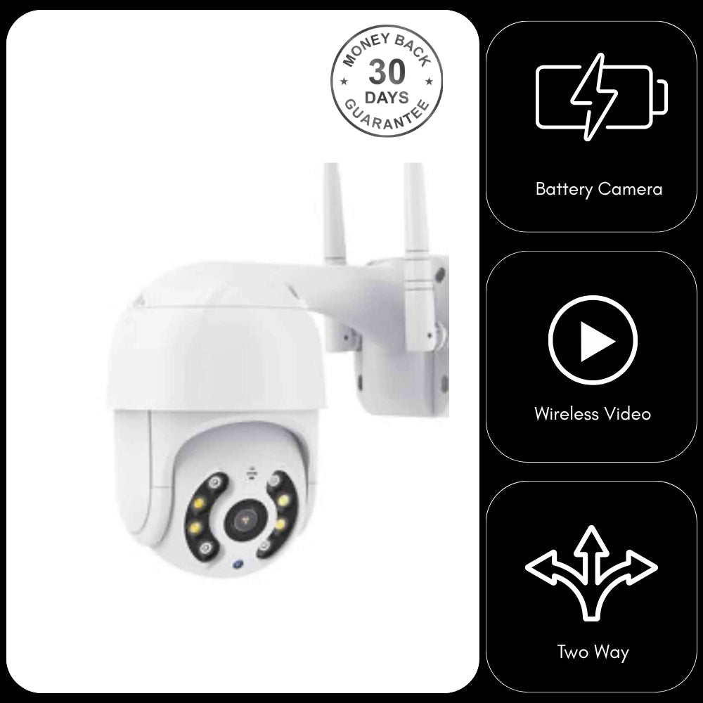 Auto Human Tracking 8MP 4K CCTV Camera Wireless Wi-Fi Night Vision Outdoor PTZ Video Recorder