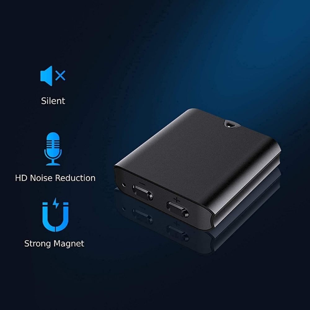 Q63V Mini Magnetic Voice Recorder Sound Activated Noise Reduction 1536Kbps PCM 20 Hour Battery