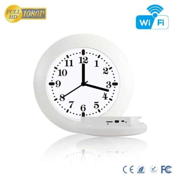 Wall Clock Camera PIR Motion Detection Video Recorder 1080p HD Ultra Long Battery Standby