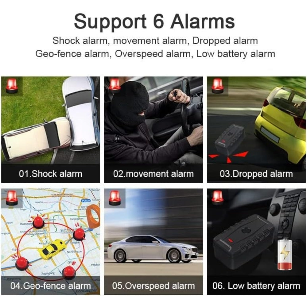 LK209A 4G GPS Tracker 90 Day Battery Magnetic Waterproof Car Vehicle Locator Drop Shock Motion Alarm