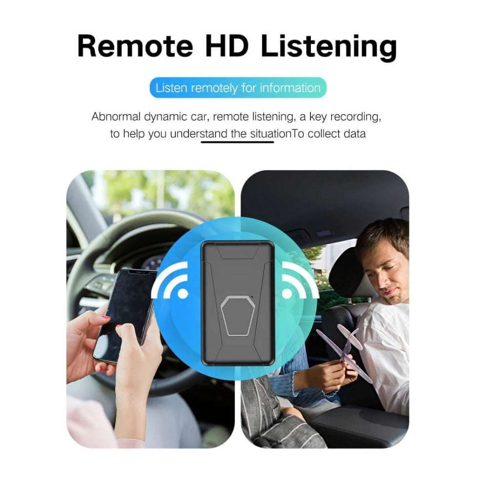 PG10 Mini Magnetic GPS Tracker Live Historical Track Audio Monitor 1 Month Battery Geo Fence Push Alerts