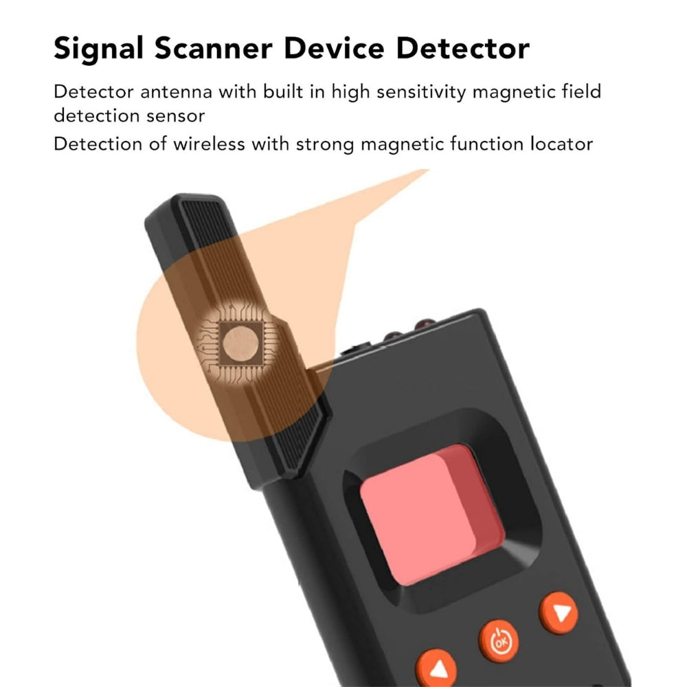 RFD-618 Signal Detector Anti-Spy Camera GPS Tracker Finder Infrared Scanner Signal Detection