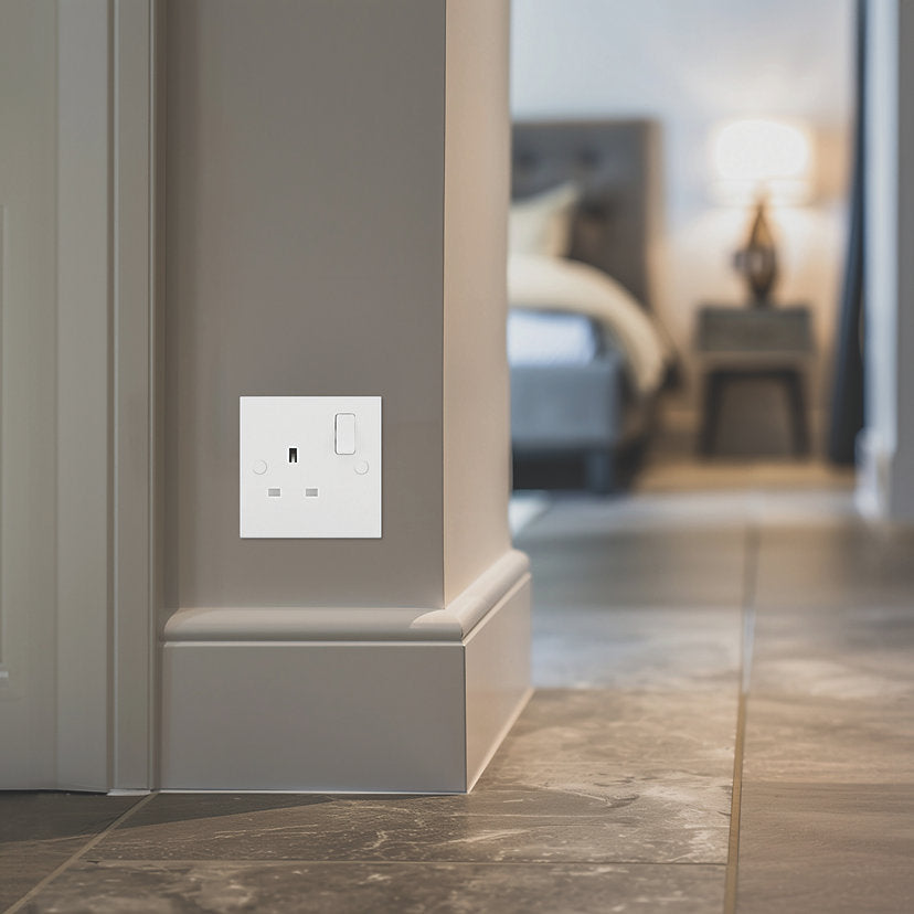 Wireless GSM Audio Monitor Sound Activated Call Back & Voice Recorder In Single Wall Socket
