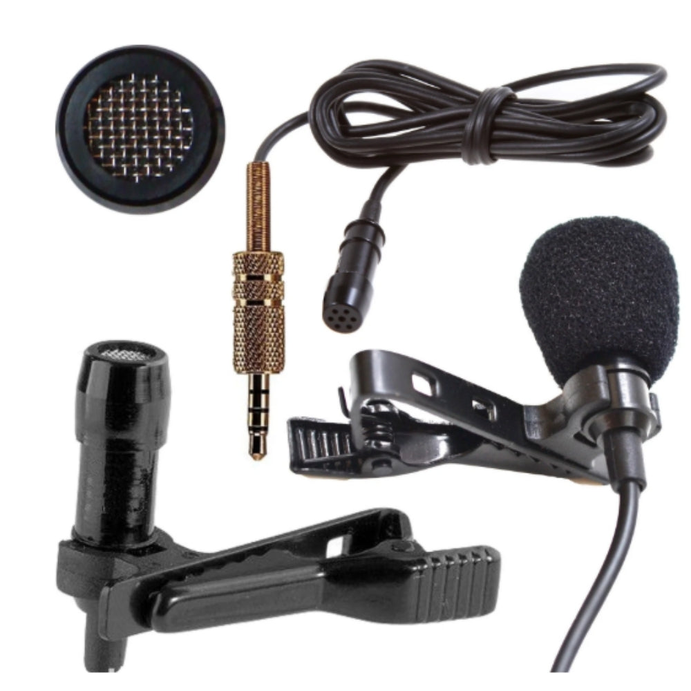 Smartphone Lavaliere Lapel Microphone Omni/Uni-Directional 3.5mm TRRS Jack Plug