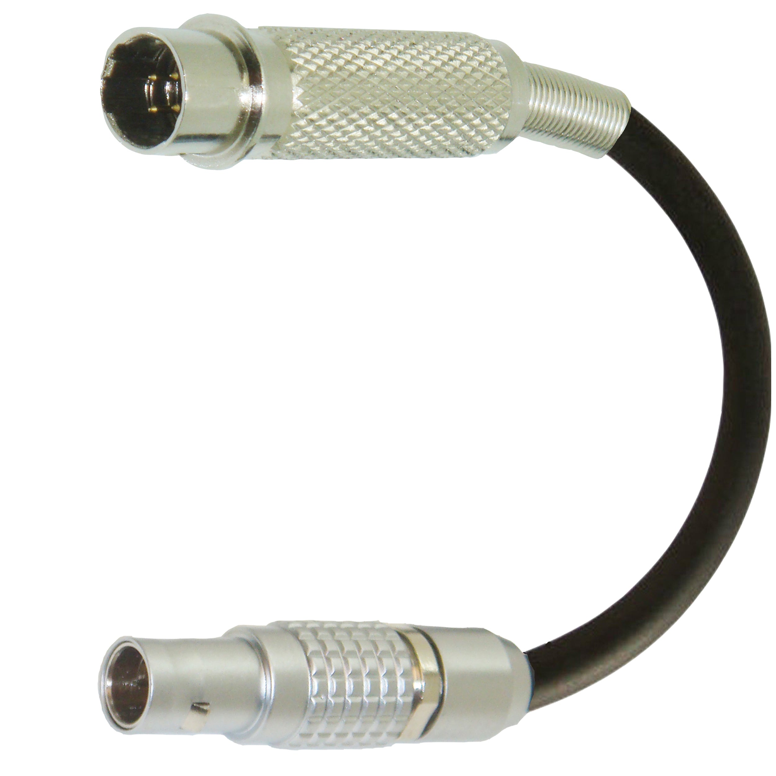 Lemo 4 Pin Microphone Adapter to Convert Lavalier Ear-hook Headworn Body-pack Transmitter Mic