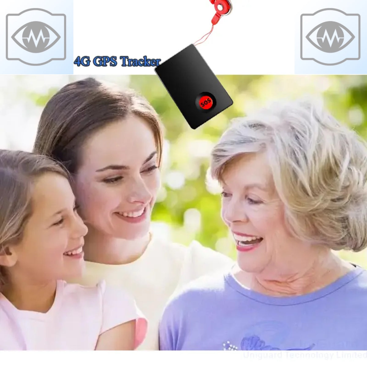 B21P 4G GPS Personal Tracker 7 Day Battery SOS button Audio Monitor Ge
