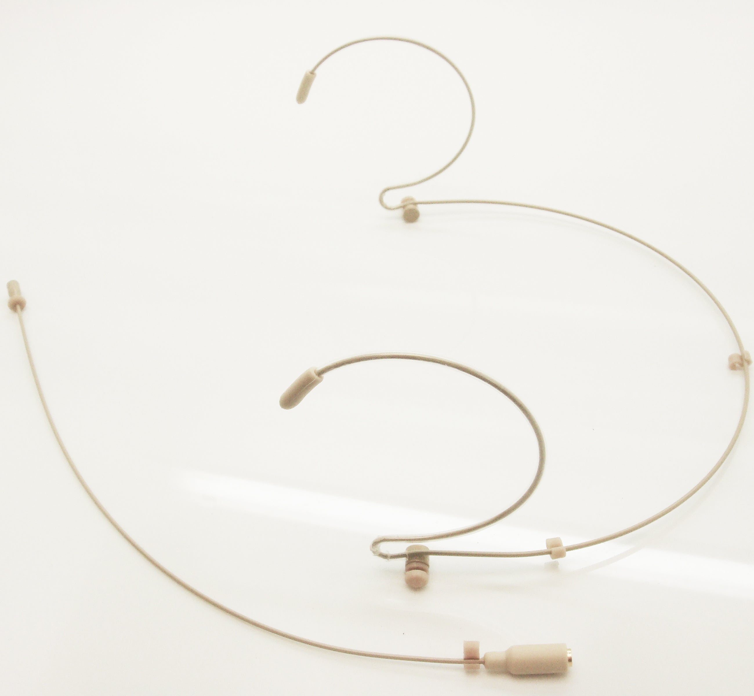 Lemo 3 Pin Double Ear Hook Headset Microphone for Sennheiser Body Pack Transmitter SK EW EK G AVX XSW Series