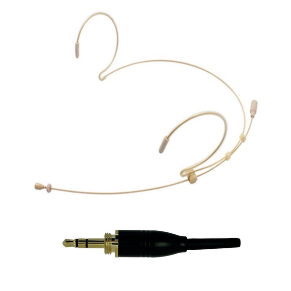 Micronic BPE3 Double Ear Hook Microphone Ultra Light Weight Steel Frame for Body Pack Transmitters