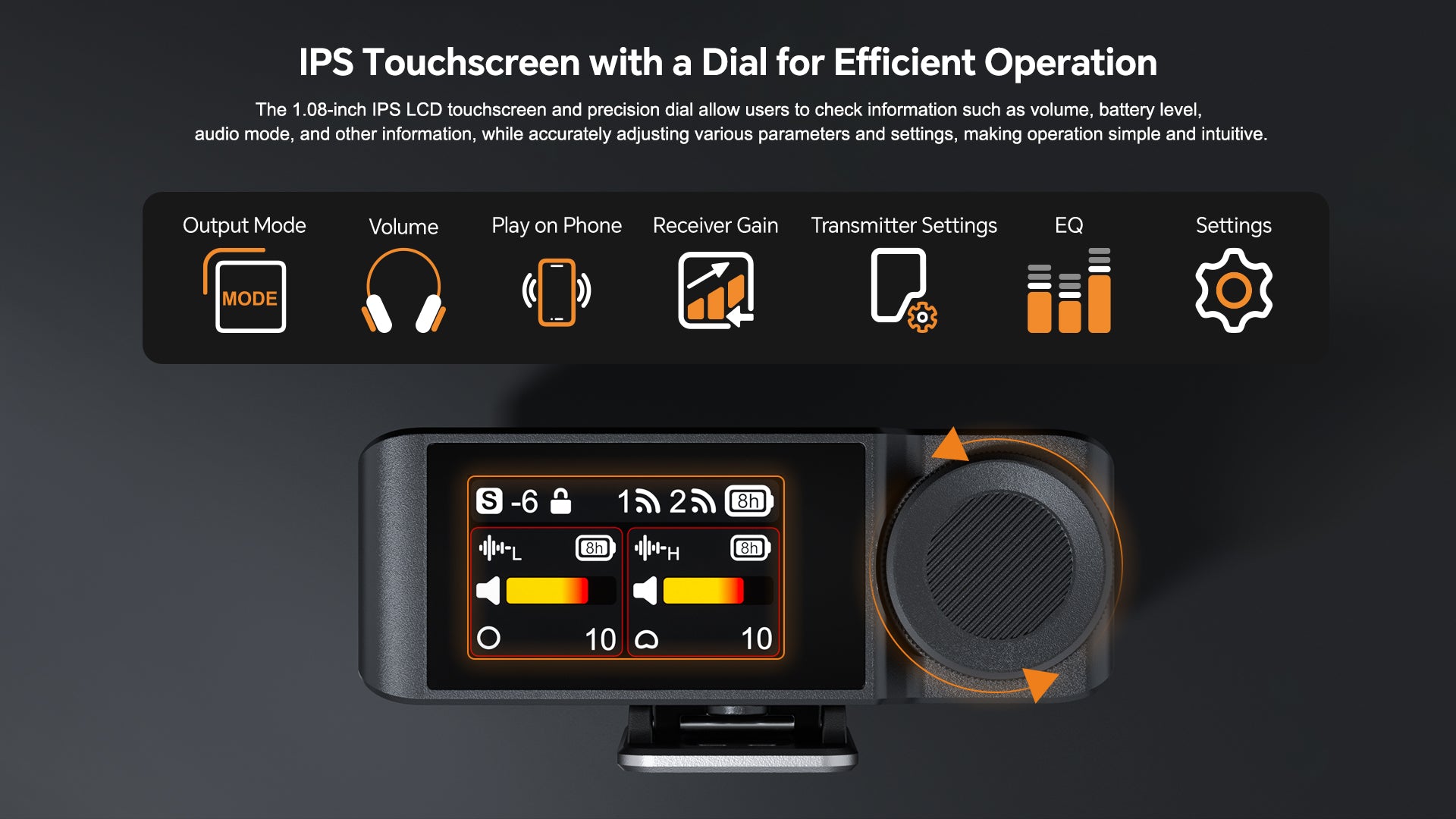 COMICA BooMax Wireless Lavalier Microphone - 32-Bit Float Recording, Cardioid/Omnidirectional Recording, 2.4GHz Dual Lapel Microphone with 32GB Memory, Touchscreen Wireless Mic for Camera