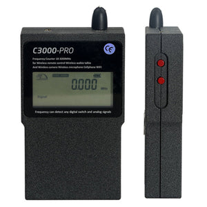 Hawksweep HS-C3000 Pro RF Bug Detector Digital Frequency Counter 3GHz Tracker Spy Camera Signal Finder