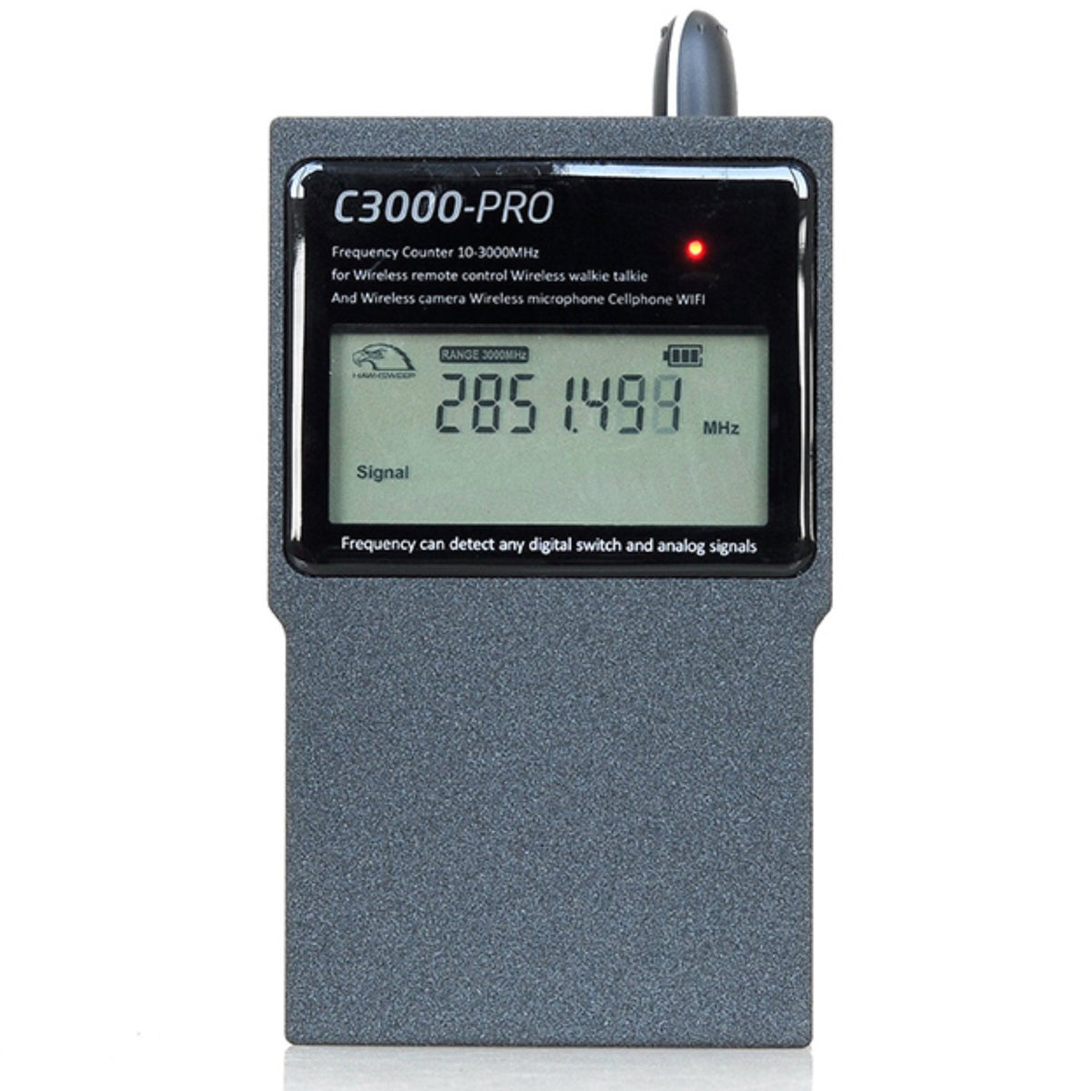 Hawksweep HS-C3000 Pro RF Bug Detector Digital Frequency Counter 3GHz ...