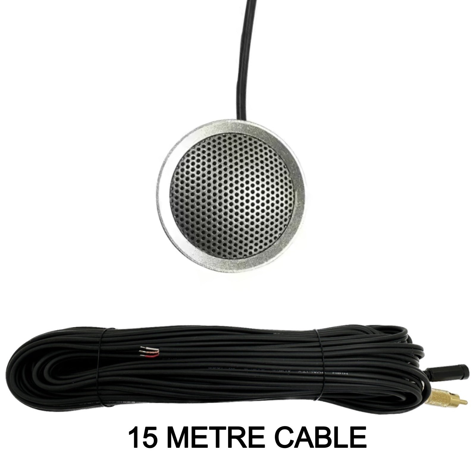 CCTV Audio Microphone Outdoor Noise Reduction Sensitive Pickup Sound Monitor for Security Camera
