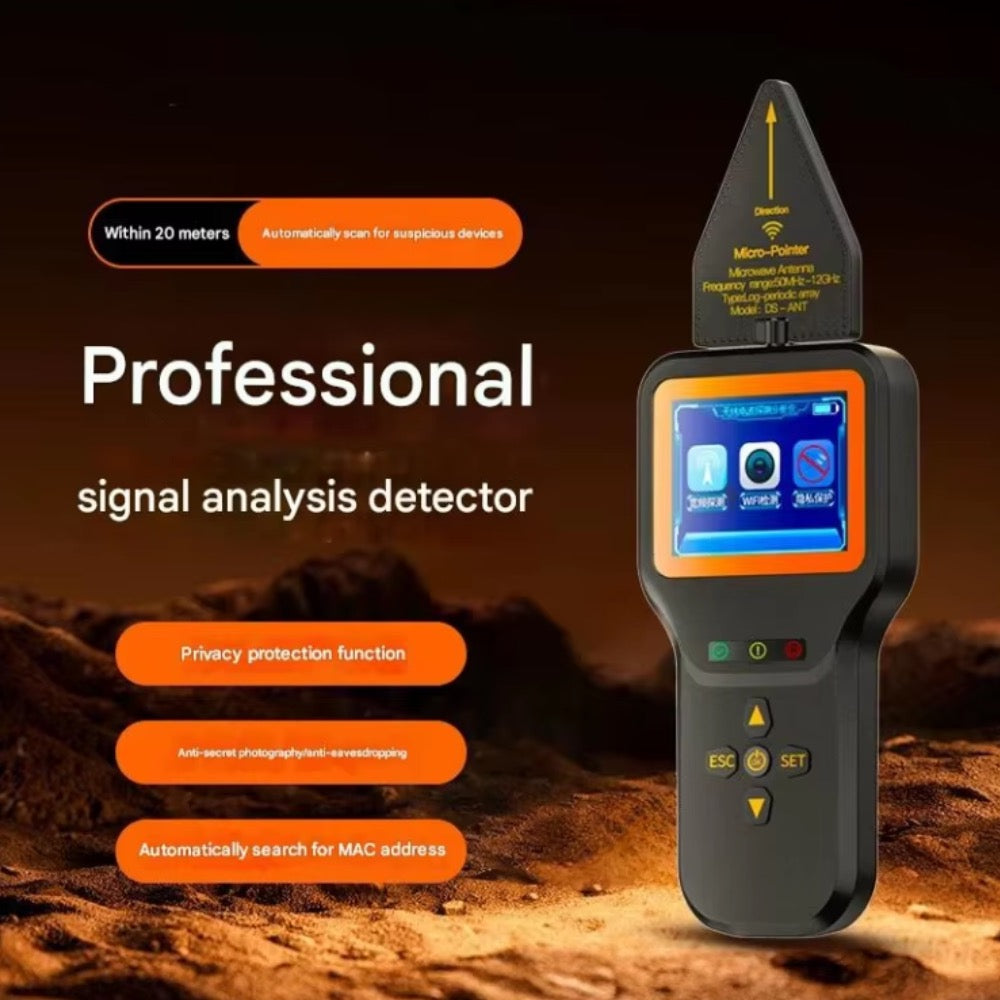 DS-818 Professional Anti-Spy Bug Detector find Wifi Camera GPS Tracker GSM Audio RF Signal