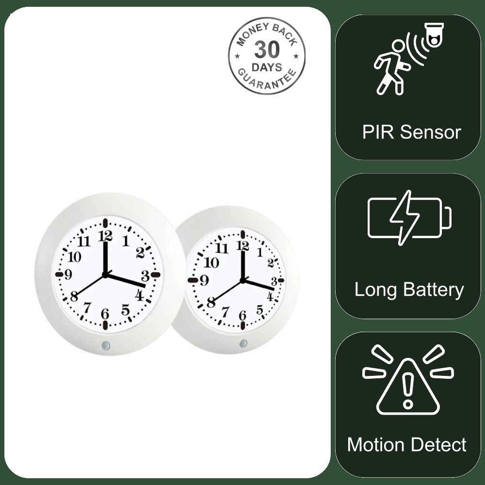 Wall Clock Camera PIR Motion Detection Video Recorder 1080p HD Ultra Long Battery Standby