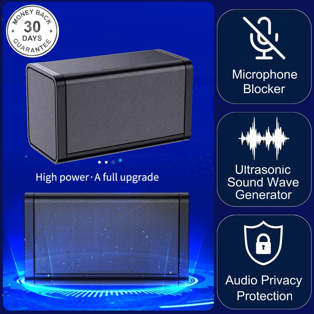 F-11 Anti Recording Ultrasonic Acoustic Sound Wave Generator Stop Microphone Recorder Smartphone Listening Device