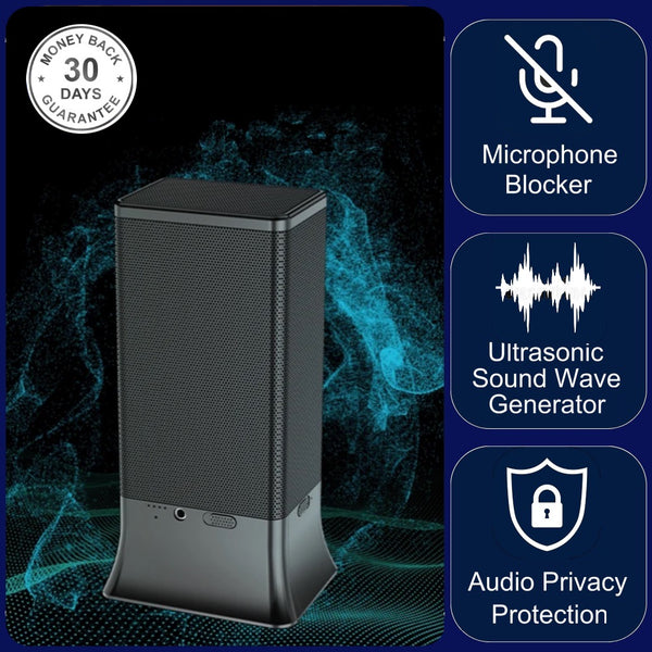 F-12 Anti Recording Microphone Monitoring Eavesdropping Ultrasonic Sound Wave Generator Prevention Guard