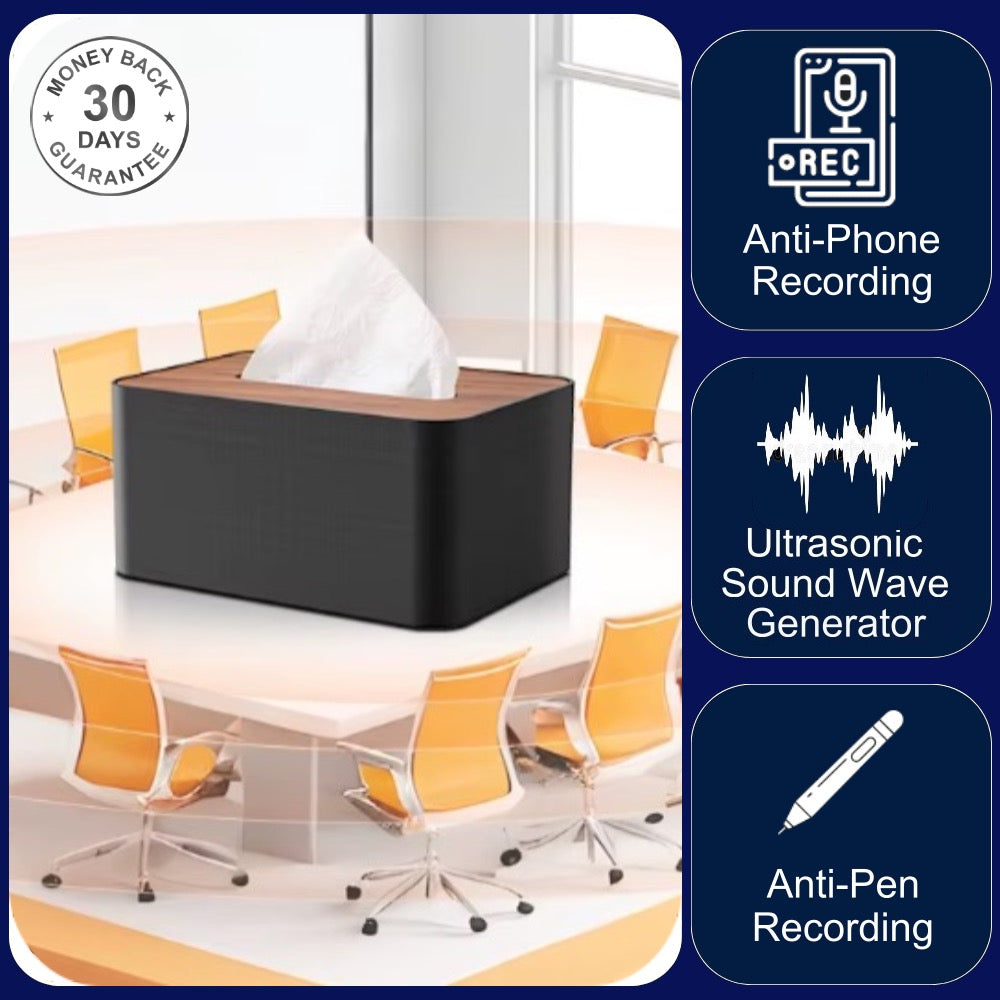 F-18 Anti Recording Microphone Ultrasonic Sound Wave Generator Stop Eavesdropping Listening Device