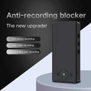 Anti-Recording Guard Acoustic Interference Microphone Jammer Blocks Smartphone / Digital Recorder