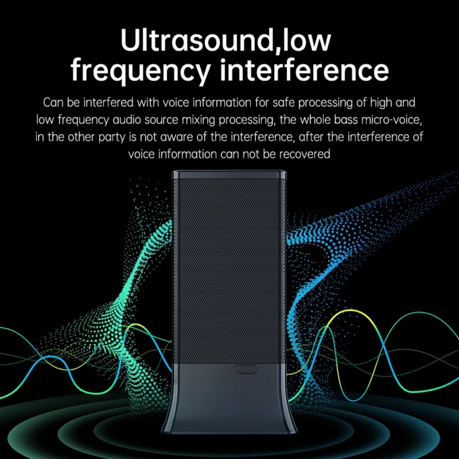 F-12 Anti Recording Microphone Monitoring Eavesdropping Ultrasonic Sound Wave Generator Prevention Guard