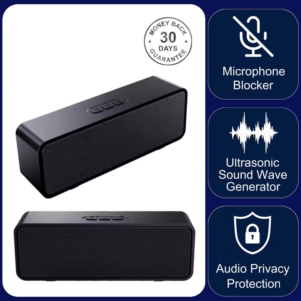 F-19 Anti Recorder Microphone Ultrasound Wave Generator Stops Phone Recording Listening Devices
