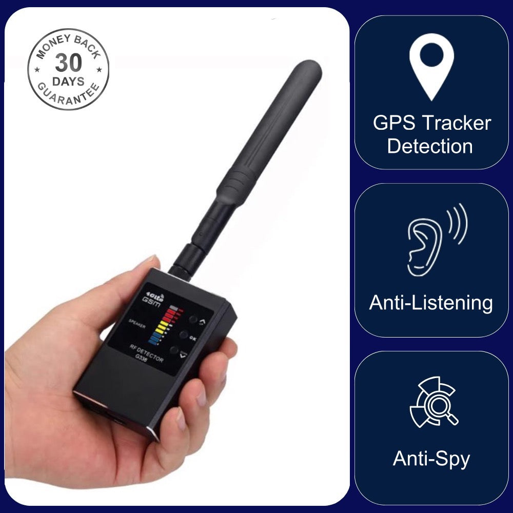 Anti-Spy Bug Detector Pocket Sized Wireless RF Frequency Scanner Sweeper GSM CDMA GPS Tracker Finder