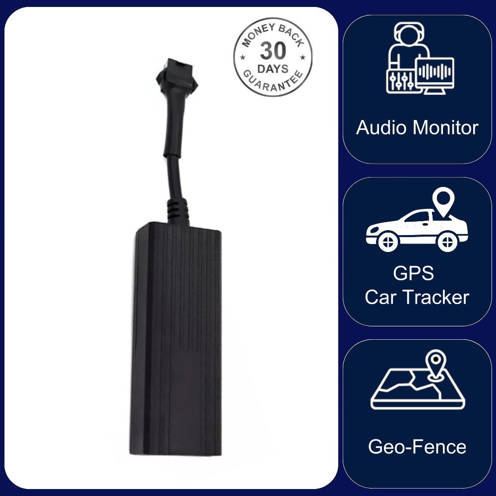 Waterproof IP65 GPS Vehicle Tracker Alarm System with Full Wiring Harness and Sim Card