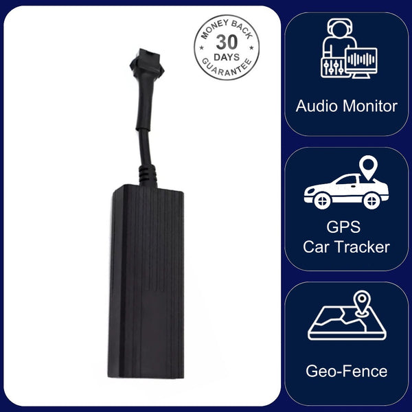 Waterproof IP65 GPS Vehicle Tracker Alarm System with Full Wiring Harness and Sim Card