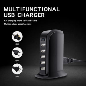 4K UHD Wireless Wi-Fi Video Camera Recorder in USB Tower Charger Station