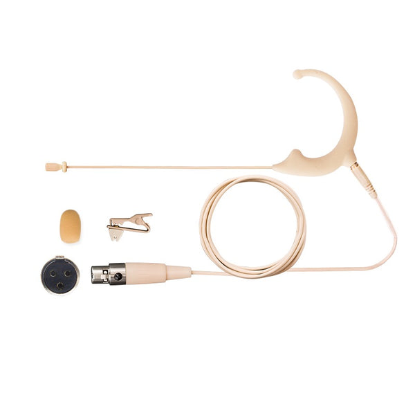 Microphones for Gemini 3 Pin Mini XLR TA3F Body Pack Transmitters - Lavaliere Lapel - Ear Hook - Headset Mics