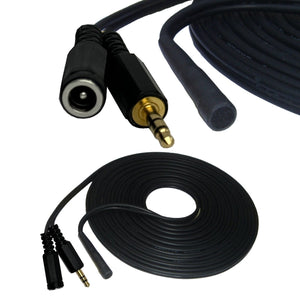 CCTV Microphone for IP Camera 3.5mm Jack Plug Audio Input & 2.1mm DC plug 6-12V input