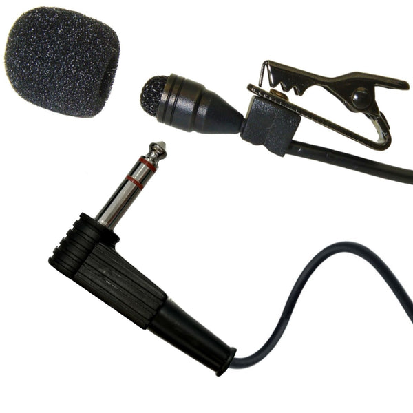Professional Lavaliere Lapel Microphone for Wireless Body Pack Radio Transmitters Omnidirectional Condenser