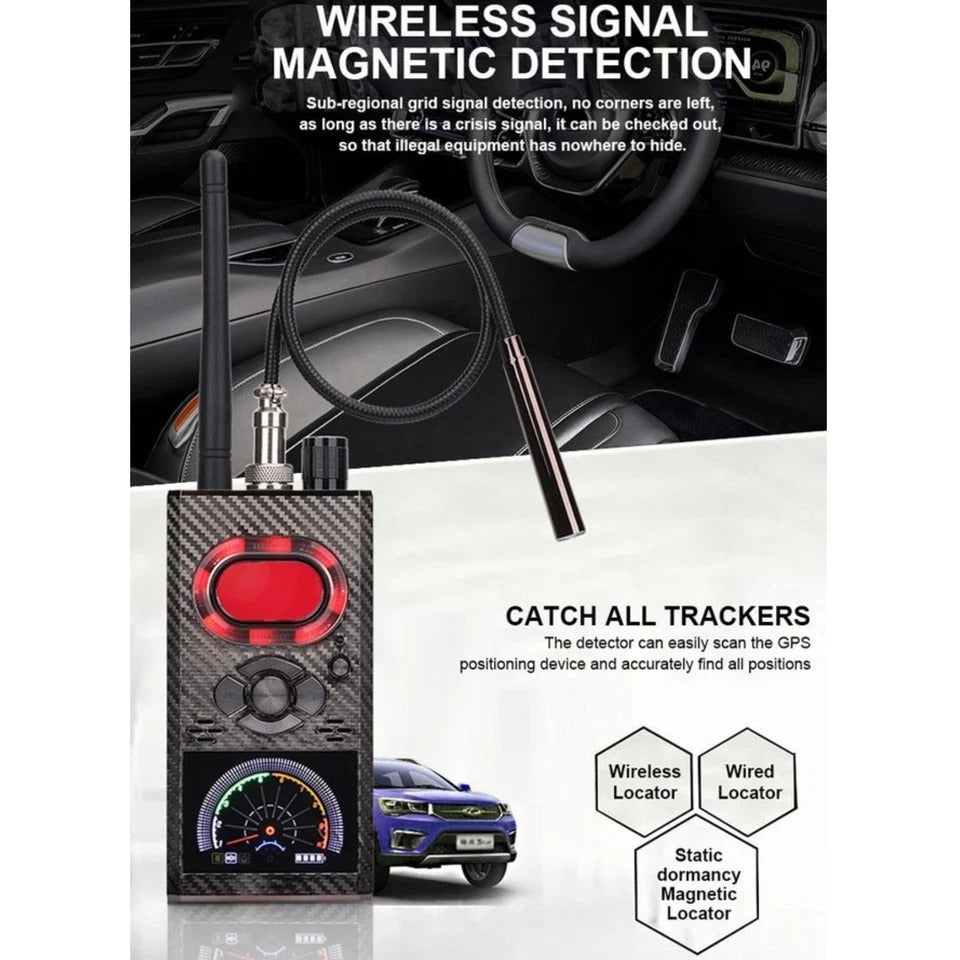 K99 Spy Bug Detector Magnetic GPS Tracker Wireless Wi-Fi Spy Camera Locater Finder