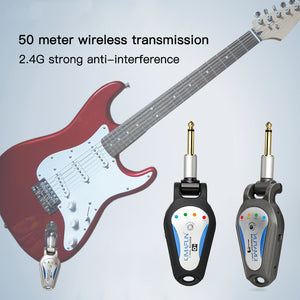 Kimafun KM-G207 Wireless Electric Guitar Transmitter / Receiver Microphone System