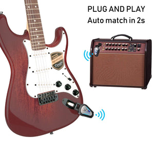 Kimafun KM-G207 Wireless Electric Guitar Transmitter / Receiver Microphone System