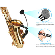 Kimafun KM-U307-1 Professional Wireless Saxophone Microphone System with in-ear Monitoring