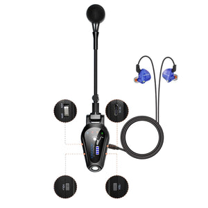 Kimafun KM-U307-1 Professional Wireless Saxophone Microphone System with in-ear Monitoring