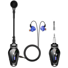 Kimafun KM-U307-1 Professional Wireless Saxophone Microphone System with in-ear Monitoring