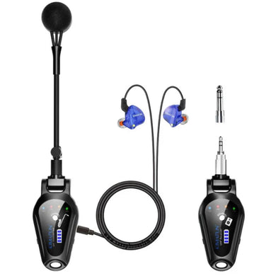 Kimafun KM-U307-1 Professional Wireless Saxophone Microphone System with in-ear Monitoring