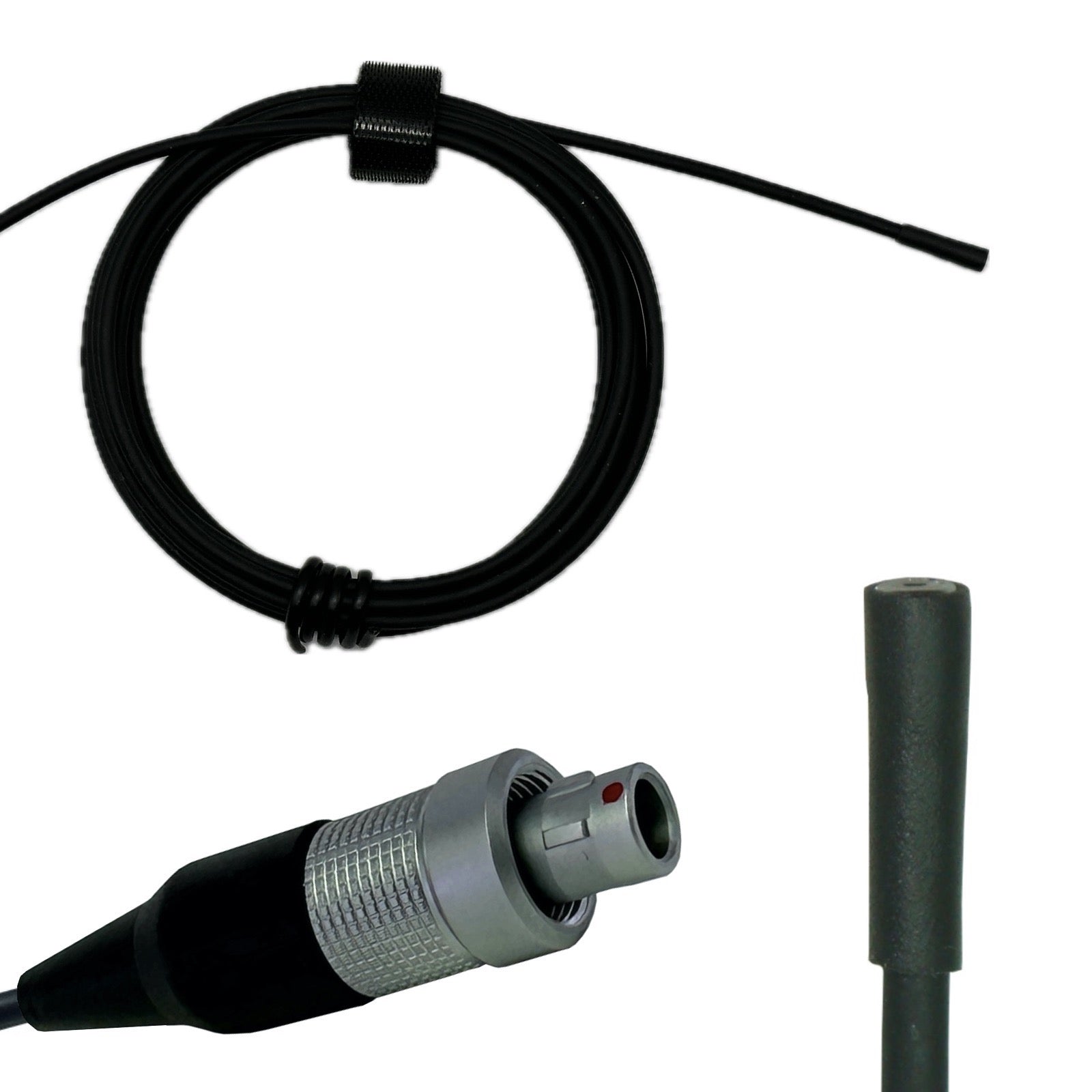 Lemo 3 Pin Microphone Lavaliere Lapel for Sennheiser Shure WisyCom Zaxcom Wireless Body Pack Radio Transmitter